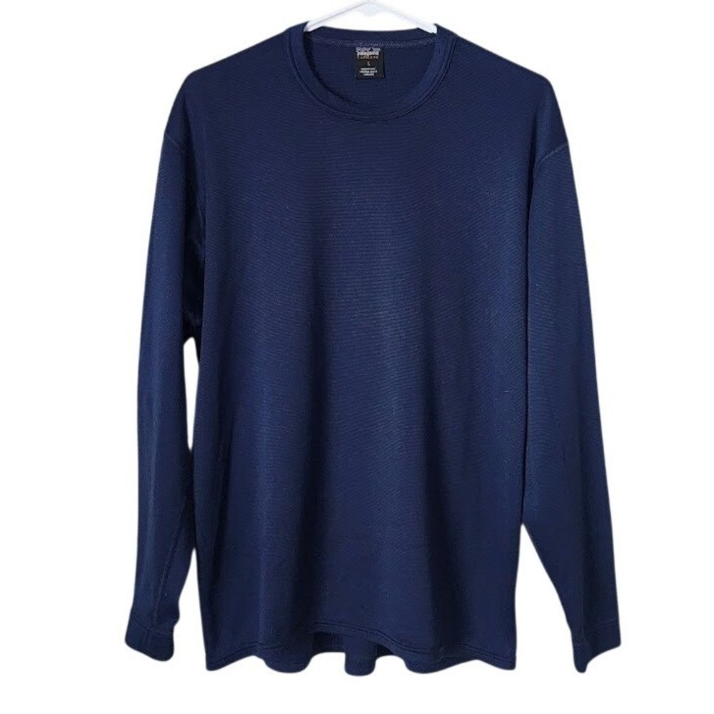 PATAGONIA Capilene Waffle Knit Thermal USA Vintage Navy Size L